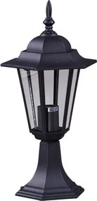 Czarna niska lampa ogrodowa w stylu retro - 3X S329 G2-E45