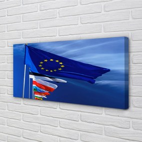 Duży obraz na płótnie Zestaw Flag