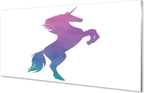 Szkło do Kuchni na Ścianę Ilustracja Baśniowego Jednorożca