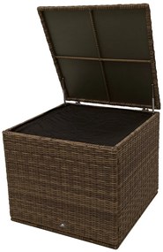 Rattanowy zestaw modułowy BORNEO LUXURY dla 5 osób (brązowy)