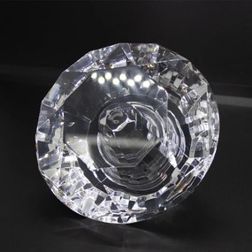 Wisząca lampa ring z akrylowym kryształkiem Tiffany No.1