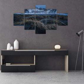 Obraz z widokiem na islandzkie szczyty (125x70 cm)