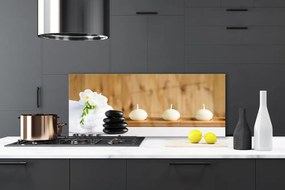 Panel nad blat kuchenny Blask Świec w Świątyni Relaksu