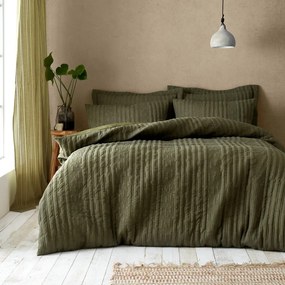 Pościel dwuosobowa w kolorze khaki 200x200 cm Tamba Stripe – Pineapple Elephant