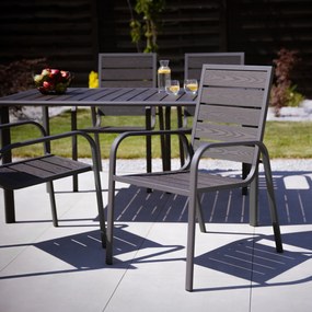 Krzesło ogrodowe Solar antracytowe PATIO