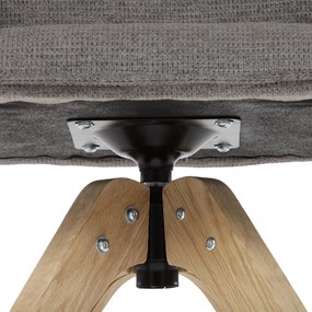Krzesło do jadalni DCH-C2148 GREY2 z wodoodpornątkaniną