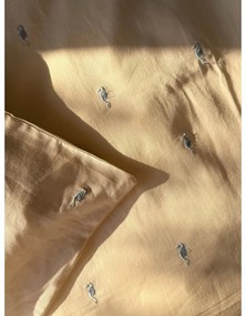 Jasnożółta pościel dziecięca do łóżeczka z bawełny organicznej 70x100 cm Sea Garden – Cam Cam Copenhagen