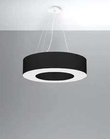 Żyrandol SATURNO 70 czarny/biały SOLLUX  LIGHTING