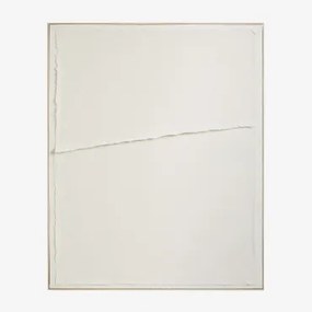 Dekoracyjne Malowanie Z Fakturą W Lnie Ovilea 80 X 100 Cm & B - Sklum