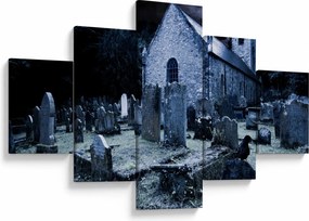 Obraz - Ciemna noc (125x70 cm)
