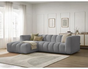 Jasnoszary narożnik (lewostronny/z szezlongiem) Talia – Bobochic Paris