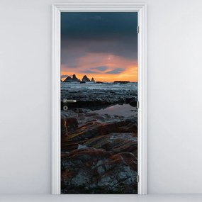 Fototapeta na drzwi - Krajobraz w Nowej Zelandii (95x205cm)