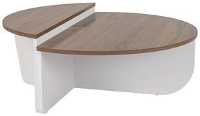 Stolik kawowy Orion Walnut White