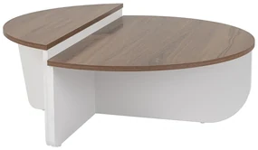 Stolik kawowy Orion Walnut White