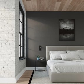 Czarny metalowy kinkiet Chimery – Sollux