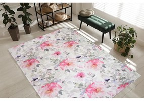 Różowo-kremowy dywan odpowiedni do prania 80x150 cm Pink Garden – Vitaus