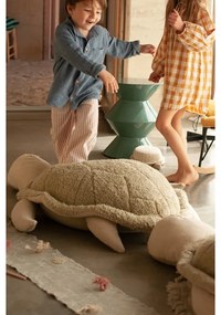 Zielony/kremowy dziecięcy worek do siedzenia Mrs. Turtle – Lorena Canals