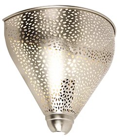 Orientalna lampa ścienna stalowa - SinbadKolonialny Oswietlenie wewnetrzne