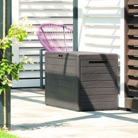 Skrzynia ogrodowa Woodebox 140 l antracytowa PROSPERPLAST