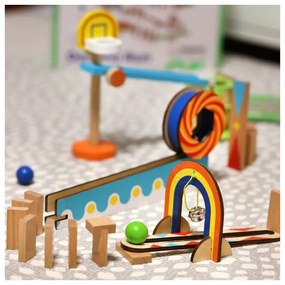 Tooky toy tor kulkowy kulodrom domino