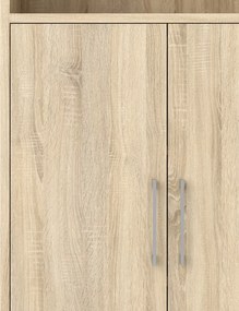 Biurowy regał 2-drzwiowy Prima dąb sonoma