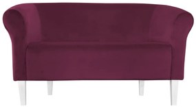 Sofa Milo MG02 śliwka nogi 20 białe