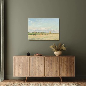 Obraz na szkle - Camille Pissarro, Landscape, Ile de France, reprodukcje (70x50 cm)