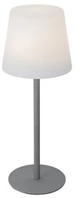 Zewnetrzna Lampa stołowa szara, ładowalna, z diodą LED i ściemniaczem IP54 - Jude Nowoczesny Oswietlenie zewnetrzne