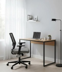 Minimalistyczne biurko do pracy dąb złoty T6-S57