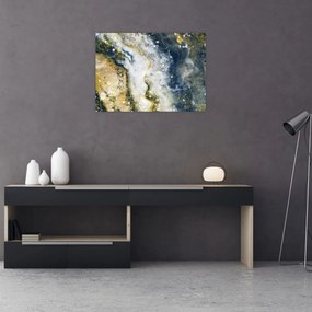 Obraz - Złota abstrakcja (70x50 cm)