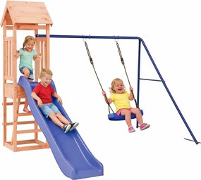 Ogrodowy plac zabaw z huśtawką i zjeżdżalnią W7-C24