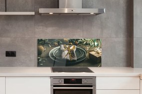 Panel szklany do Kuchni Wigilijne Nakrycie Stołu