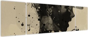 Obraz - Kobieta jazzowa (170x50 cm)