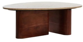 Brązowy stolik 72x90 cm Mahelona – Light &amp; Living