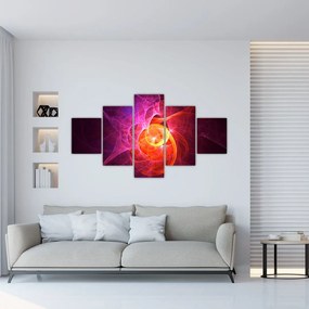 Nowoczesny abstrakcyjny obraz (125x70 cm)
