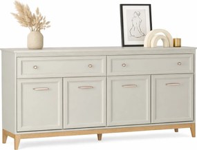 Kaszmirowa skandynawska komoda na nóżkach K6-G13