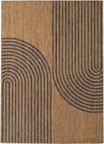 Dywan uniwersalny MIRA Łuki Brązowo Czarne 280 cm x 370 cm
