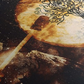 Obraz - Tajemnicze drzewo życia (125x70 cm)