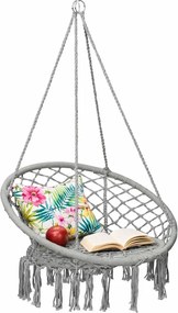 Wiszący fotel hamakowy szary Z0-A98