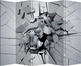 Parawan - Abstrakcja 3D (210x170 cm)