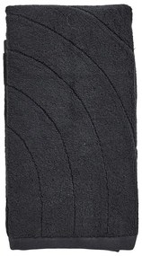 Czarny bawełniany ręcznik frotte 50x100 cm Time – Zone