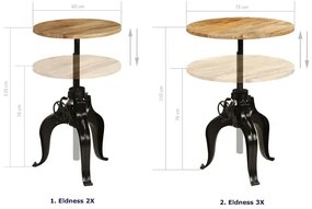 Okrągły stolik barowy 60x110 – Etis 2X