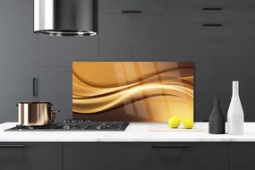 Panel Szklany do Kuchni Dynamiczne Fale Koloru