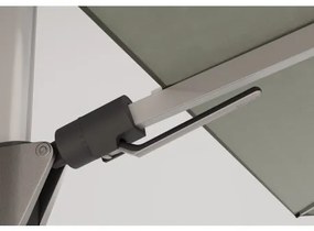 KNIRPS 320 x 320 cm - luksusowy wahadłowy parasol ogrodowy z drążkiem bocznym : Kolor parasola Knirps - Niebieski