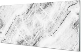 Panel szklany do Kuchni Marmurowa Struktura Ścienna