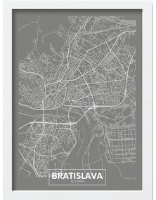 Obraz 40x55 cm Bratislava – Wallity