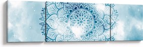 Obraz - Niebiańska mandala (170x50 cm)