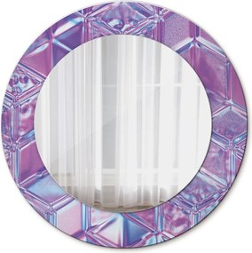 Lustro z nadrukiem dekoracyjne okrągłe Abstrakcyjny surreal