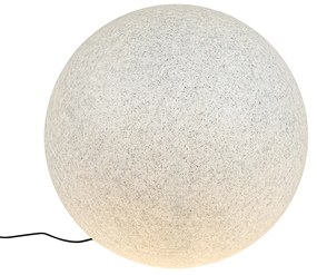 Zewnetrzna Inteligentna lampa zewnętrzna szara 77 cm IP44 z LED - Nura Nowoczesny Oswietlenie zewnetrzne