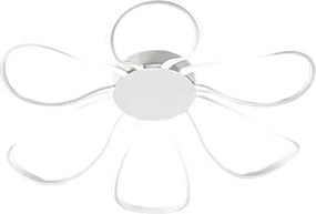 Lampa wisząca LED SPIRA w kolorze metalicznym szarym 96W